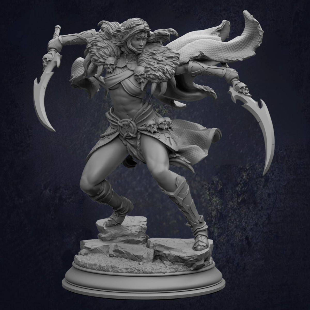 Narazin_Drow_Rogue Assassin_Front View