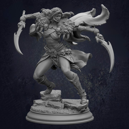 Narazin_Drow_Rogue Assassin_Front View