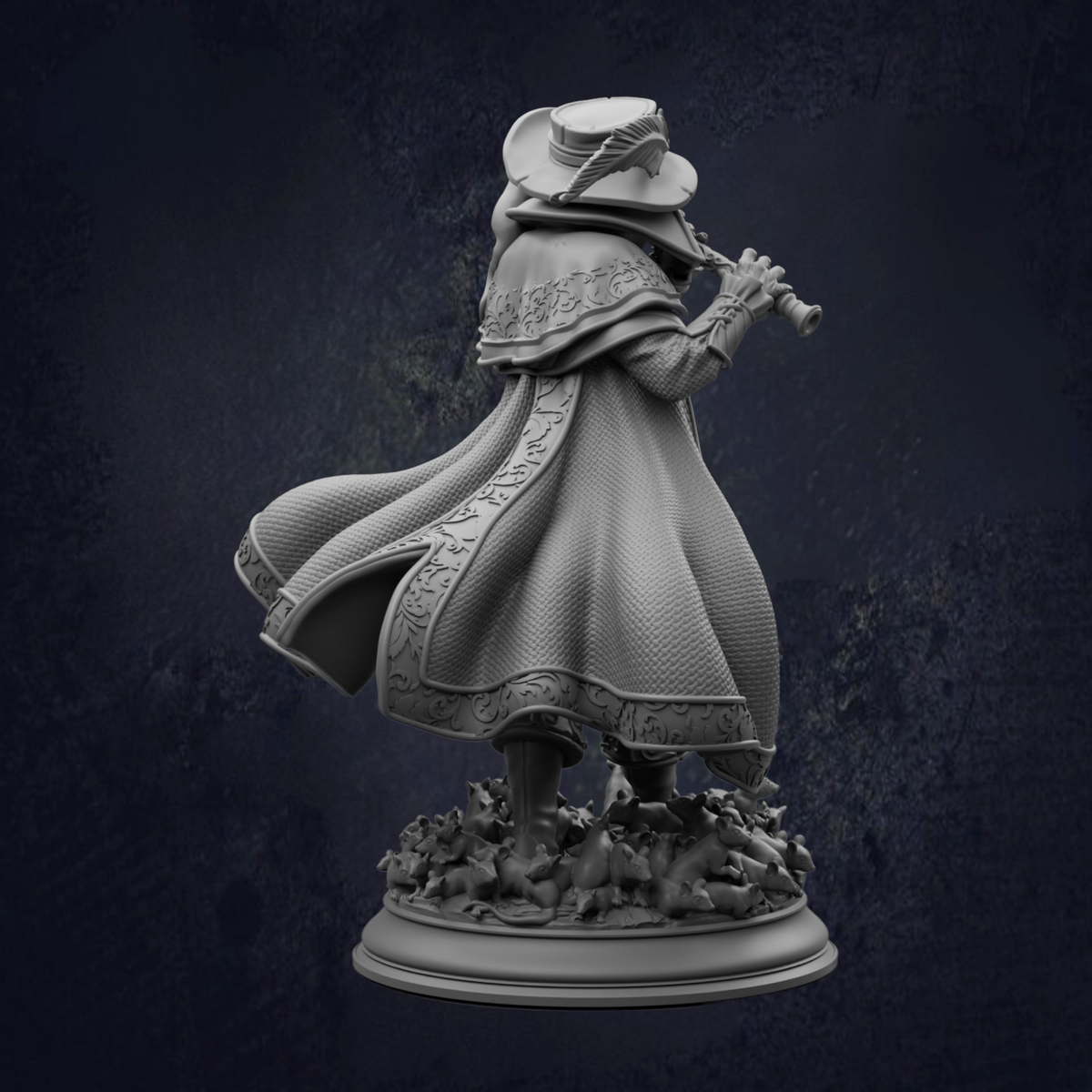 Male Flute Bard - Hamelin Pansworth Pied Piper