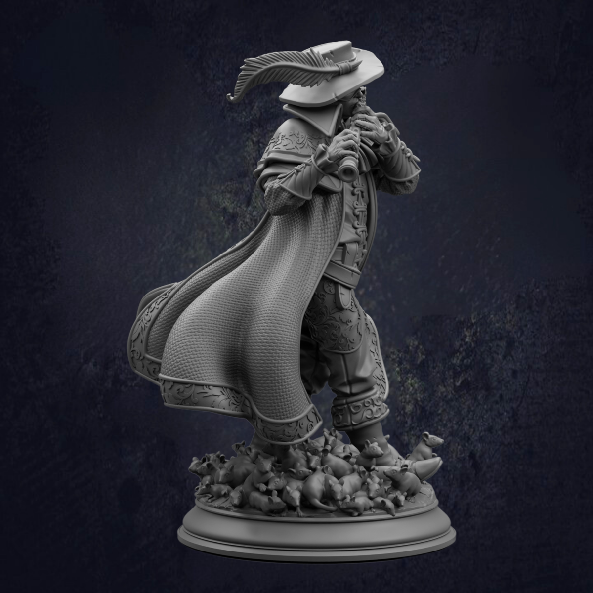 Male Flute Bard - Hamelin Pansworth Pied Piper