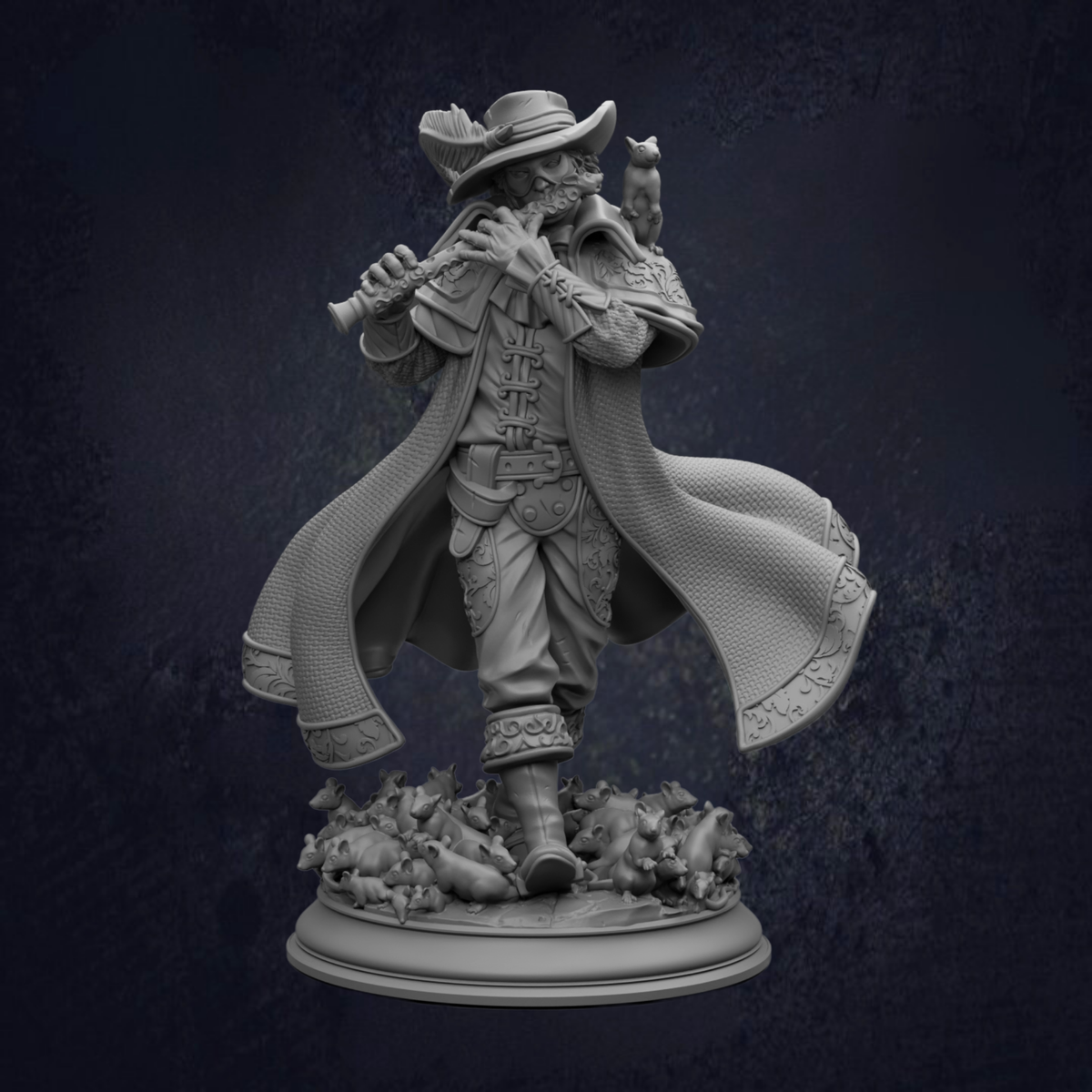 Male Flute Bard - Hamelin Pansworth Pied Piper