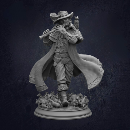 Male Flute Bard - Hamelin Pansworth Pied Piper