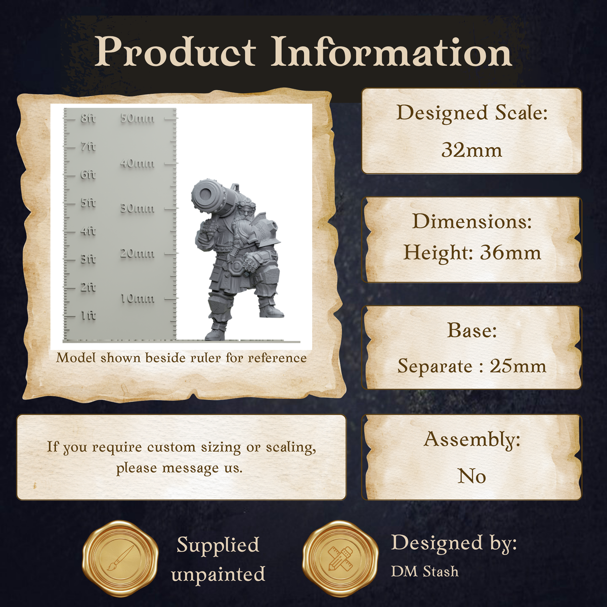 Dwarf Artificer - Rook Cannoneer
