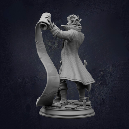 Tiefling Warlock  - Rumpelstiltskin Infernal Deal Scribe