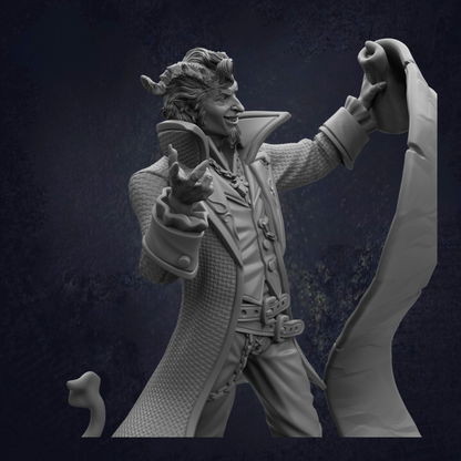 Tiefling Warlock  - Rumpelstiltskin Infernal Deal Scribe