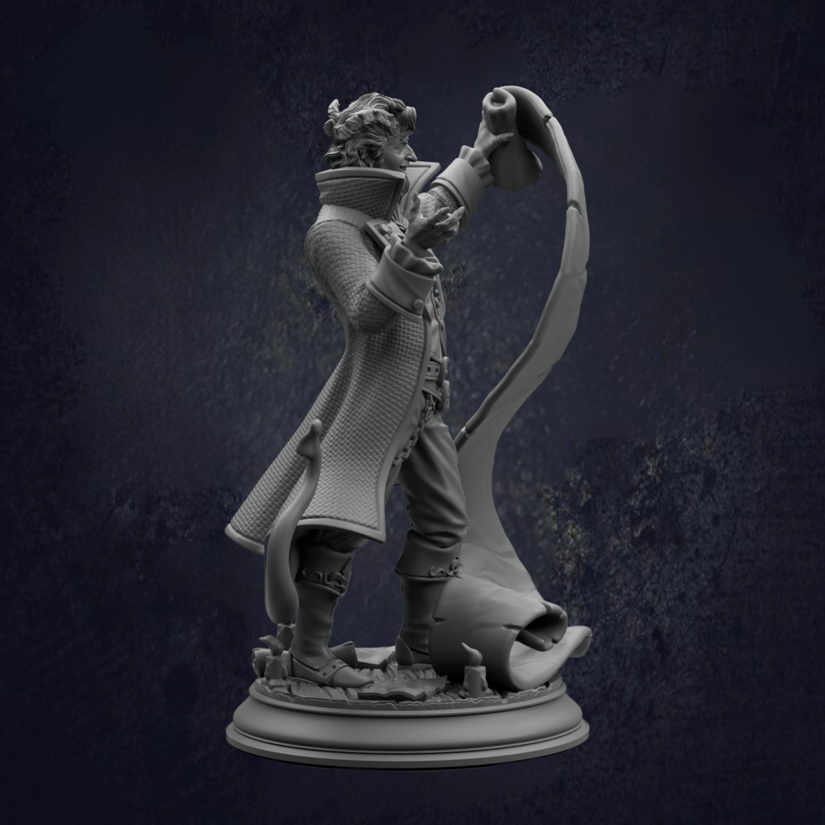Tiefling Warlock  - Rumpelstiltskin Infernal Deal Scribe