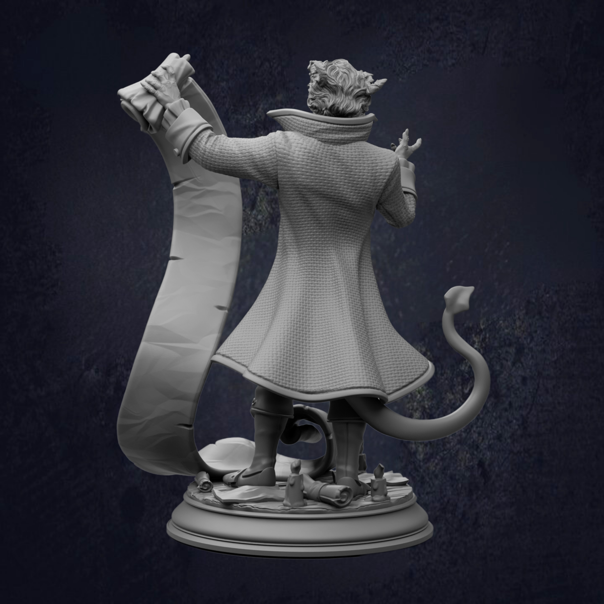 Tiefling Warlock  - Rumpelstiltskin Infernal Deal Scribe