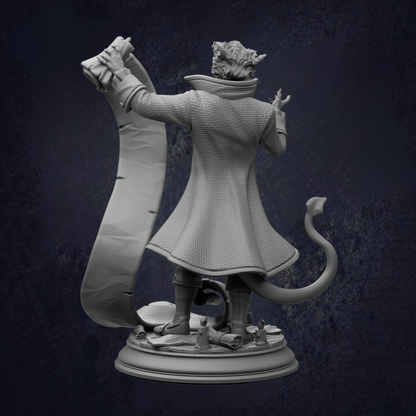 Tiefling Warlock  - Rumpelstiltskin Infernal Deal Scribe
