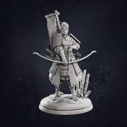 Sakura Human Female Archer - The Print Tavern