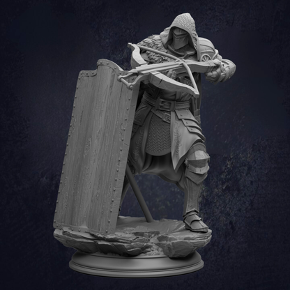Hooded Male Human Ranger - Erik of the Scarlett Road