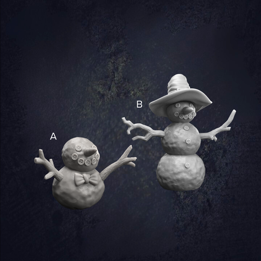Snowman Terrain - The Print Tavern D&D RPG Miniature