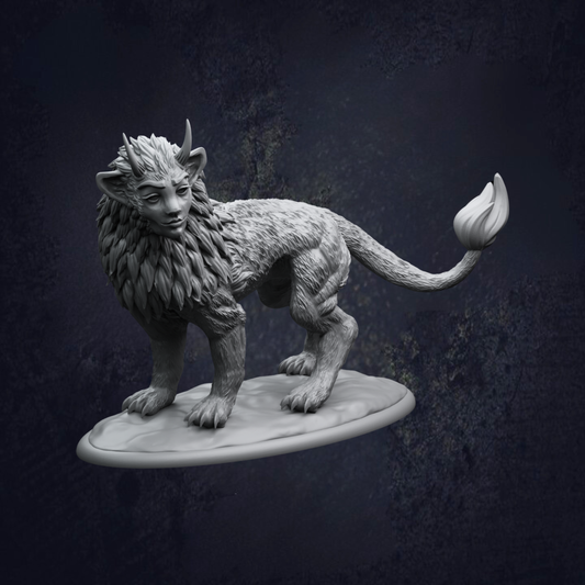 Sphynx Monstrosity RPG Monster Miniature