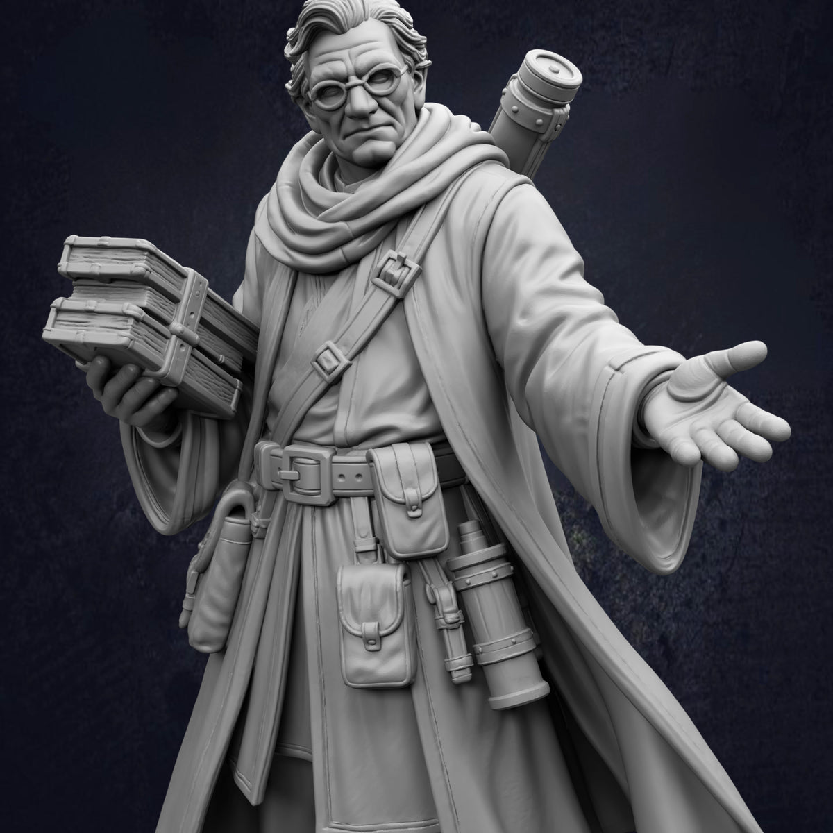 Male Scholar - Steward of the Three Roads