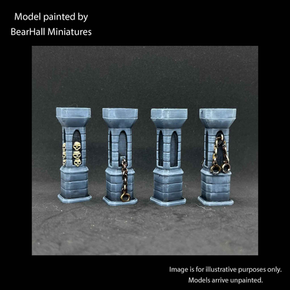 Wood & Stone Pillars