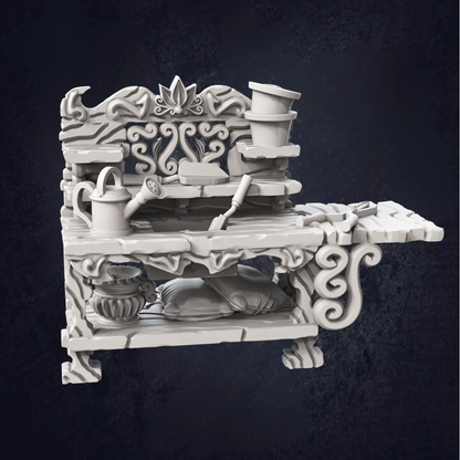 Potting Workbench - The Print Tavern D&D RPG Miniature