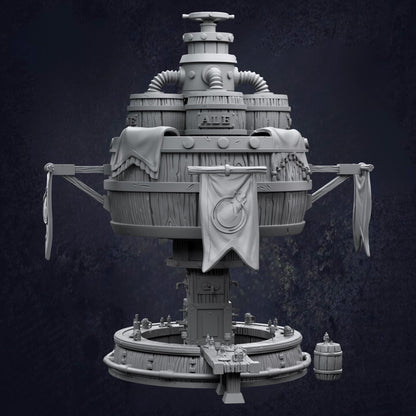 A large Adventurer’s Guild Bar RPG terrain ideal for D&D and tabletop games. Suitable for guild hall terrain, dnd tavern, bustling inn or adventurer headquarters.