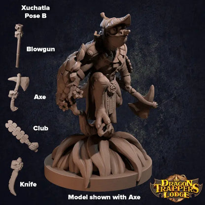 Lizardfolk Xuchatla - The Print Tavern