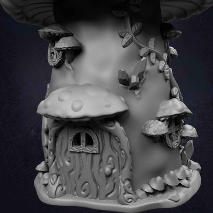 Mushroom House - Fantasy Woodland Cottage Terrain