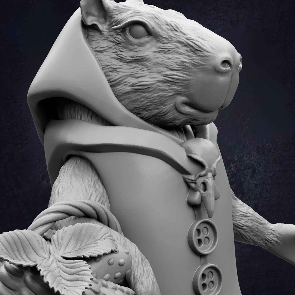 Capybara Forager - Storybook NPC Miniature