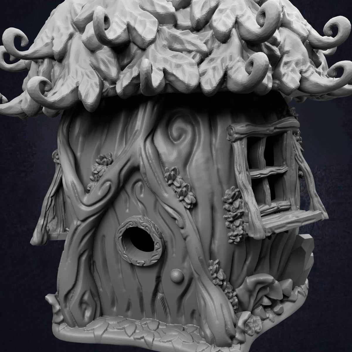 Leaf House - Fantasy Woodland Cottage RPG Terrain