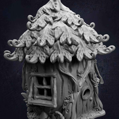Leaf House - Fantasy Woodland Cottage RPG Terrain