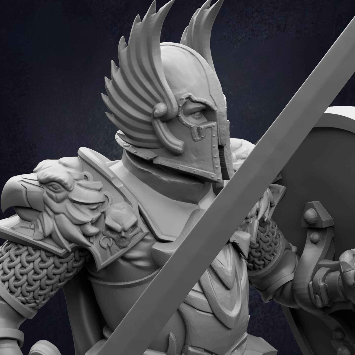 Male Human Paladin Sergeant Silus