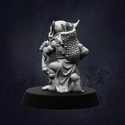 A 3D rendering of a fantastical creature with a large head, long neck, and a distinctive design on its back. The creature appears to be a mythical or magical being, possibly a dragon or a similar creature.