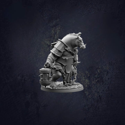 A 3D model of a fantastical creature, possibly a mythical or magical being, is shown against a dark background.