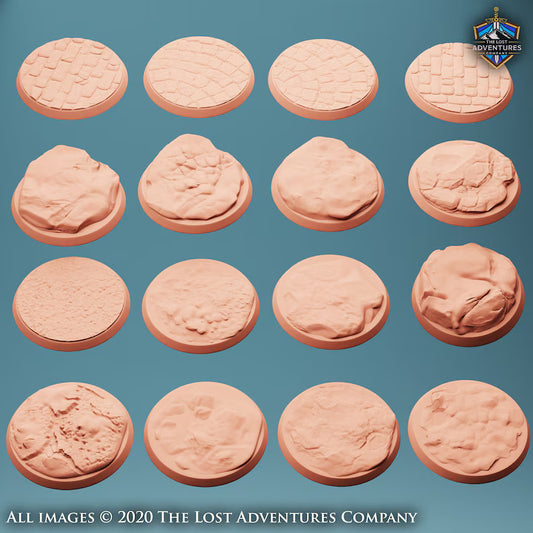 Set of 16 Terrain Bases