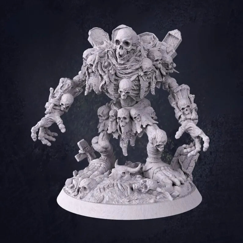 Tombstone Golem - The Print Tavern D&D RPG Miniature