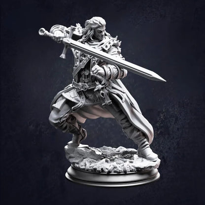 Vampire Hunter Mortimer - The Print Tavern D&D RPG Miniature
