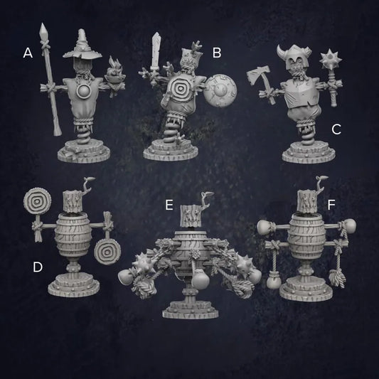 Training Dummies - The Print Tavern D&D RPG Miniature