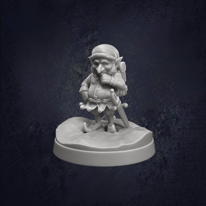 Christmas Elves - The Print Tavern D&D RPG Miniature