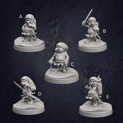 Christmas Elves - The Print Tavern D&D RPG Miniature