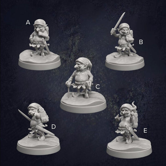 Christmas Elves - The Print Tavern D&D RPG Miniature