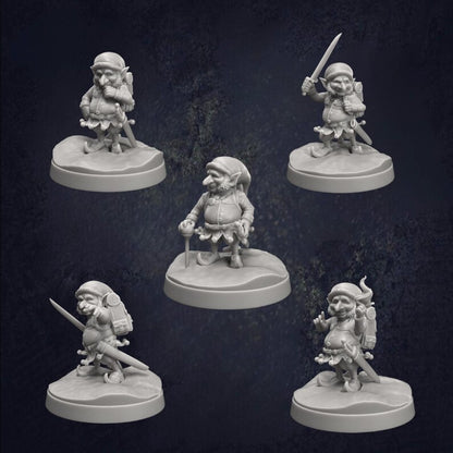 Christmas Elves - The Print Tavern D&D RPG Miniature