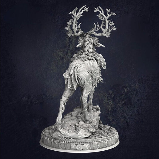 Fey Wood Spirit Stag Gwynevel - The Print Tavern D&D RPG Miniature