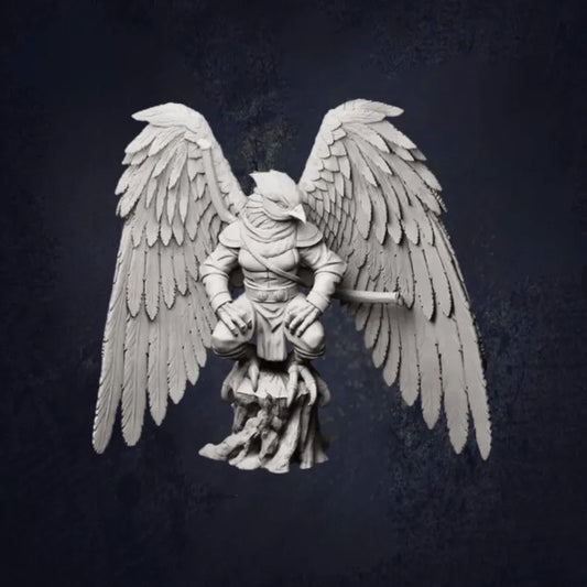 Harpy Cae'lan - The Print Tavern D&D RPG Miniature