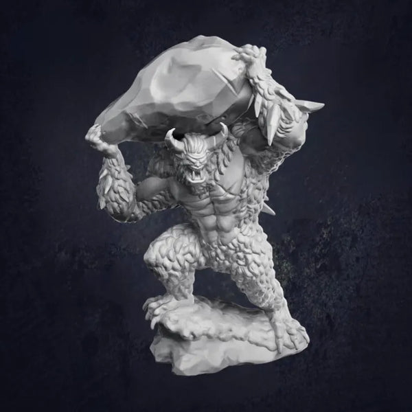 Utor Abominable Snowman - The Print Tavern D&D RPG Miniature