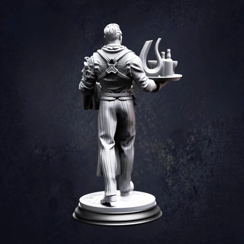 Vampire Butler Aimar - The Print Tavern D&D RPG Miniature