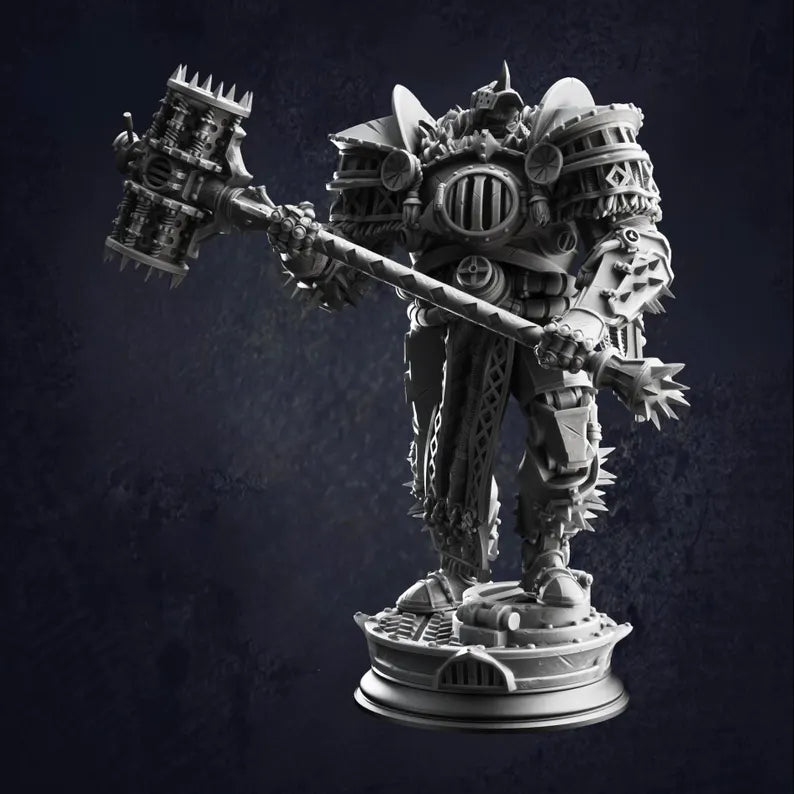 Iron Colossal Hadrian - The Print Tavern D&D RPG Miniature