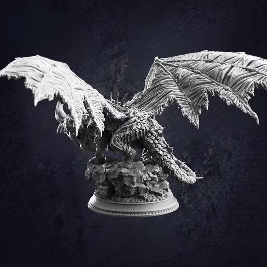 Midorius Reborn Dragon - The Print Tavern D&D RPG Miniature