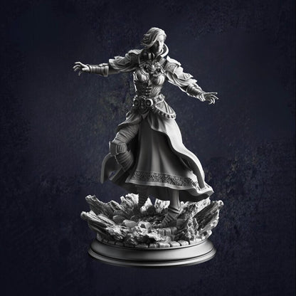 Female Psionic Warlock Violet