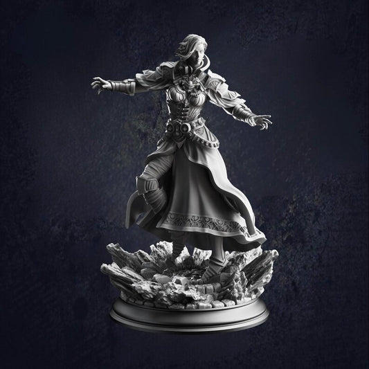 Female Psionic Warlock Violet