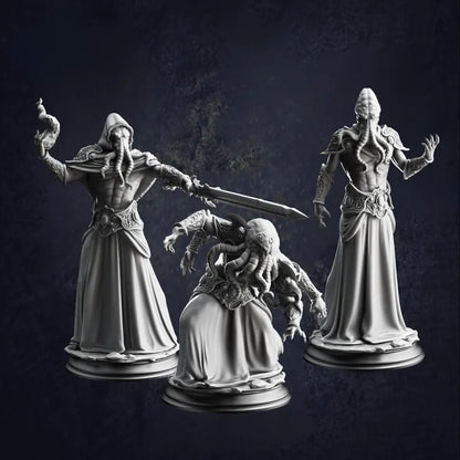Ascended Mind Flayers - The Print Tavern D&D RPG Miniature
