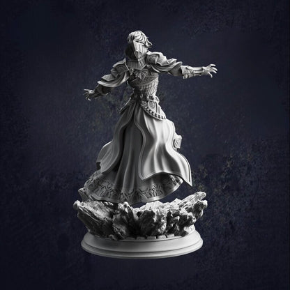 Female Psionic Warlock Violet