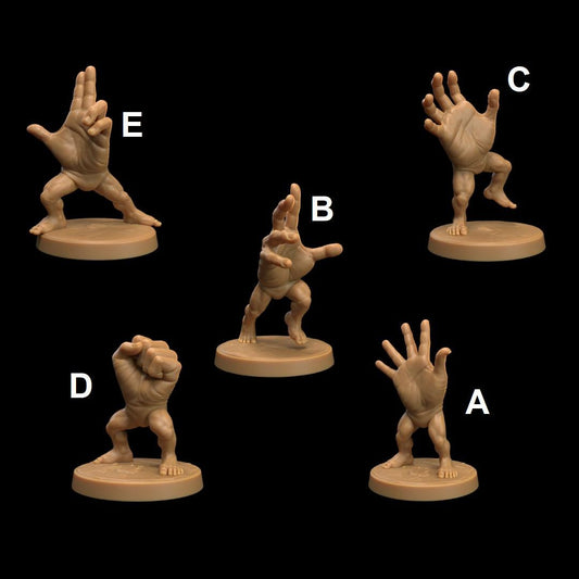 Hand Monstrosity Finglers - The Print Tavern D&D RPG Miniature