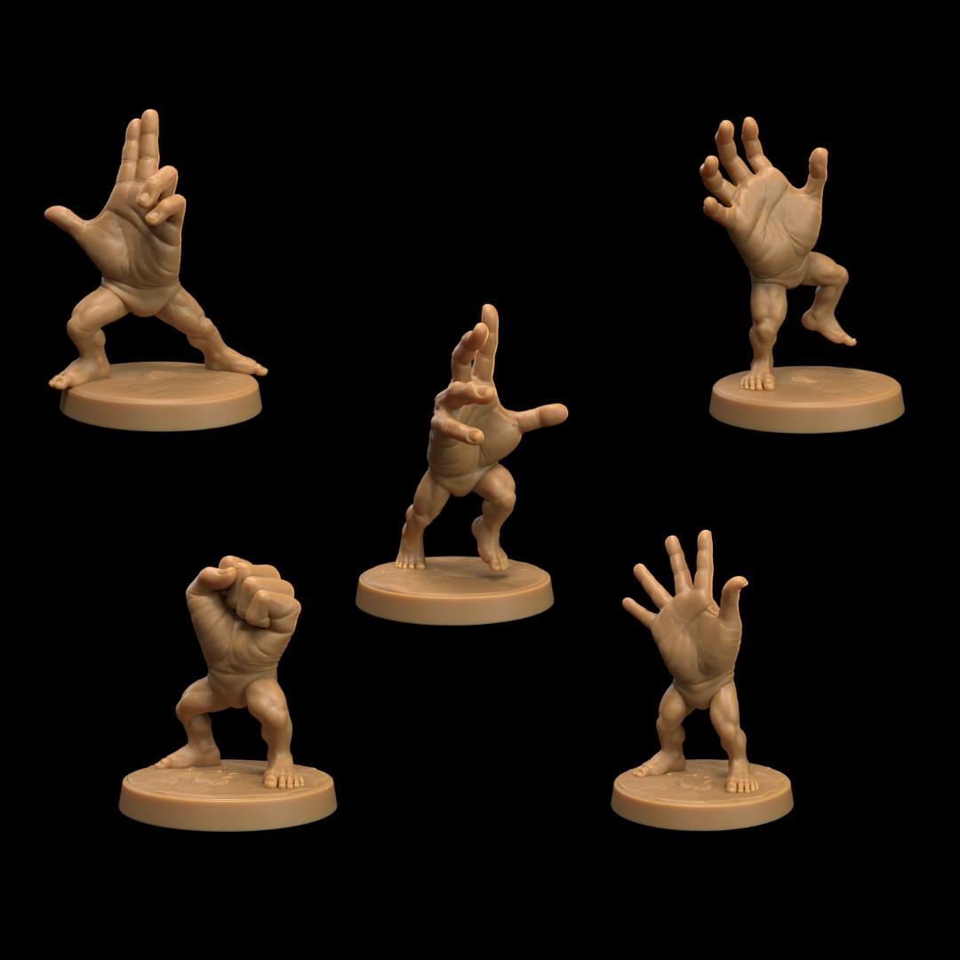 Hand Monstrosity Finglers - The Print Tavern D&D RPG Miniature