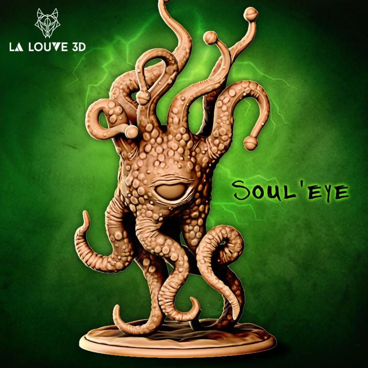 Soul Eye Beholder - The Print Tavern D&D RPG Miniature
