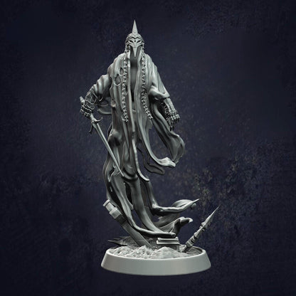 Damned Spirit Grimdark Mini - Monolith Arts - The Print Tavern D&D RPG Miniature
